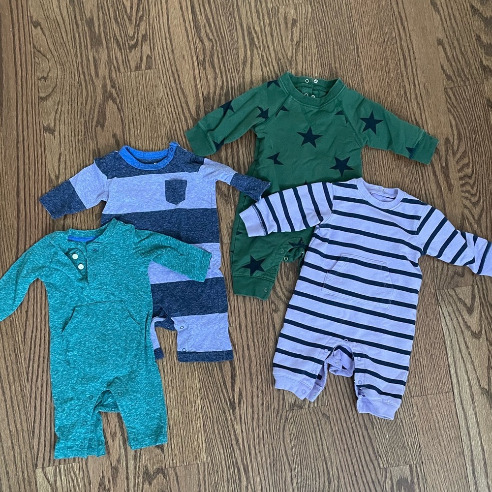 Lot of Primary rompers, 0-3m